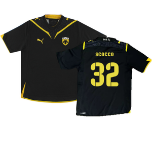 AEK Athens 2009-10 Away Shirt (M) (Excellent) (Scocco 32)_0