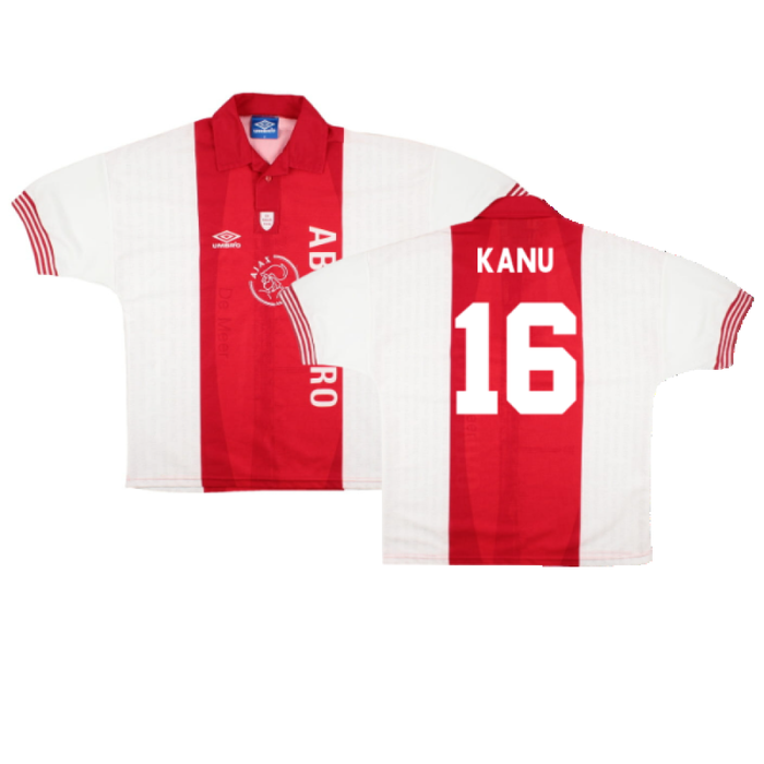 Ajax 1995-96 Special Home Shirt (M) (Excellent) (Kanu 16)