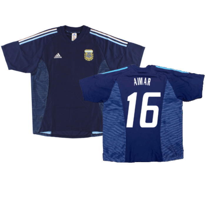 Argentina 2002-04 Away Shirt (XXL) (Excellent) (Aimar 16)