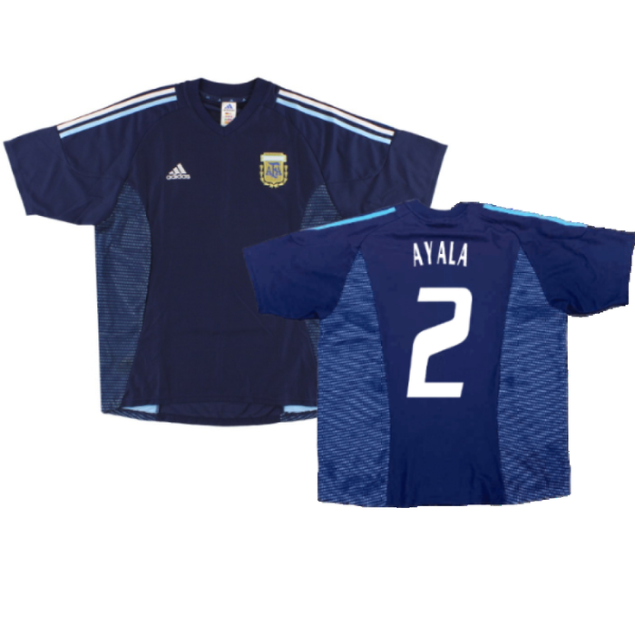 Argentina 2002-04 Away Shirt (XXL) (Excellent) (Ayala 2)