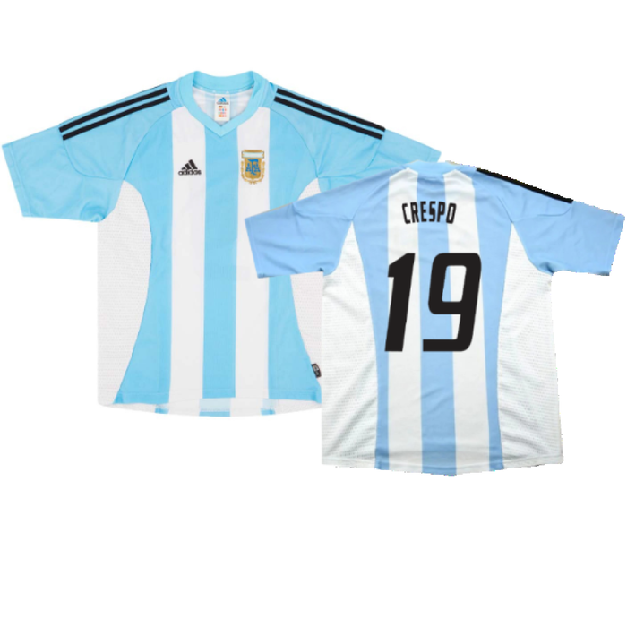 Argentina 2002-04 Home Shirt (L) (Excellent) (Crespo 19)