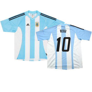 Argentina 2002-04 Home Shirt (L) (Excellent) (MESSI 10)_0