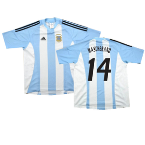Argentina 2002-04 Home Shirt (L) (Excellent) (MASCHERANO 14)_0