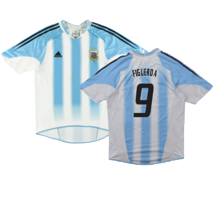 Argentina 2004-05 Home Shirt (XL) (Good) (Figueroa 9)