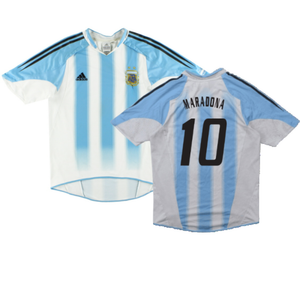 Argentina 2004-05 Home Shirt (XL) (Good) (MARADONA 10)_0