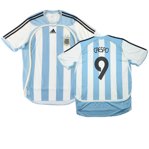 Argentina 2006-2007 Home Shirt (Good) (Crespo 9)_0