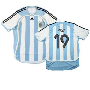 Argentina 2006-2007 Home Shirt (Good) (Messi 19)_0