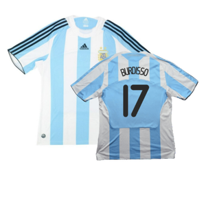 Argentina 2008-09 Home Shirt (L) (Very Good) (Burdisso 17)_0