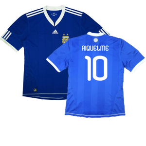 Argentina 2010-11 Away Shirt (S) (Very Good) (Riquelme 10)_0