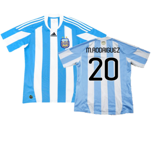 Argentina 2010-11 Home (L) (Excellent) (M.Rodriguez 20)_0