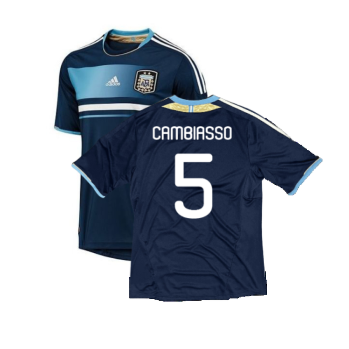 Argentina 2011-2012 Away Shirt (Good) (Cambiasso 5)