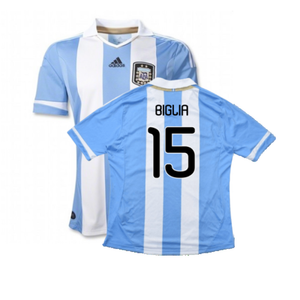 Argentina 2011-2012 Home Shirt (L) (Good) (Biglia 15)_0