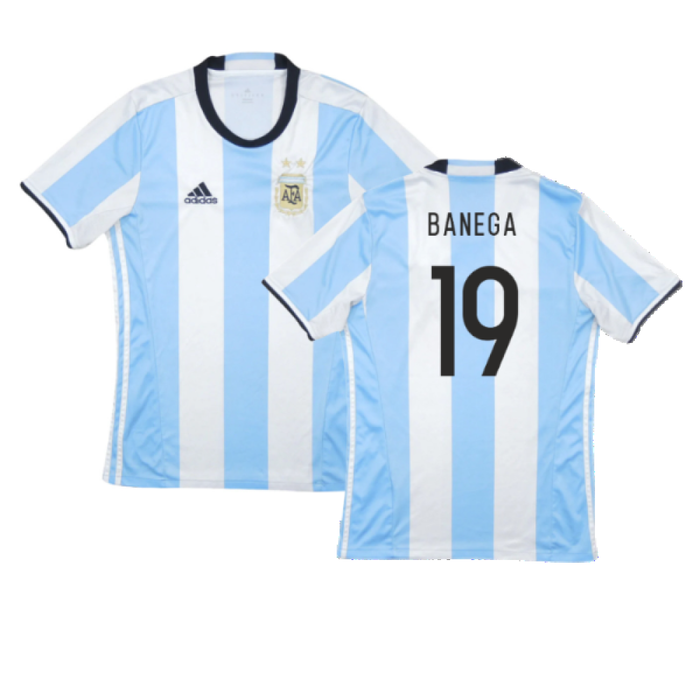 Argentina 2016-17 Home Shirt (Excellent) (Banega 19)