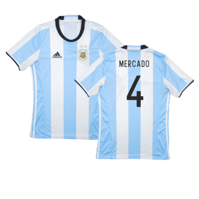 Argentina 2016-17 Home Shirt (Excellent) (Mercado 4)