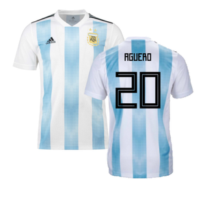 Argentina 2018-19 Home Shirt (XL) (Excellent) (Aguero 20)_0