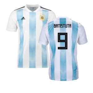 Argentina 2018-19 Home Shirt (XL) (Excellent) (Batistuta 9)_0