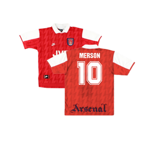 Arsenal 1994-96 Home Shirt (Excellent) (Merson 10)_0