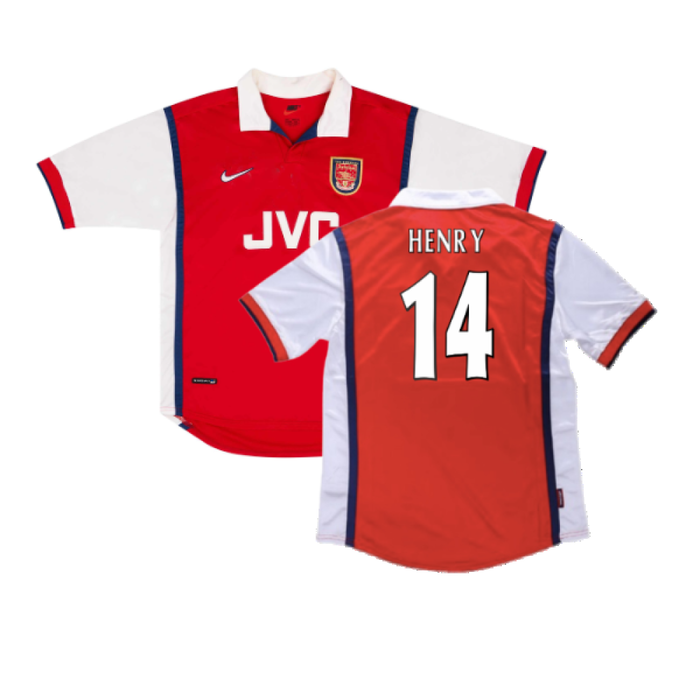 Arsenal 1998-99 Home Shirt (2XL) (Good) (Henry 14)