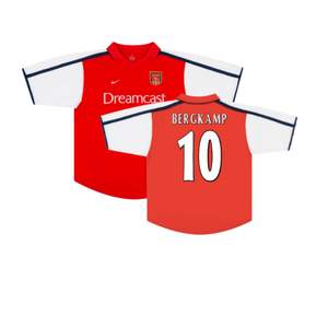 Arsenal 2000-02 Home Shirt (XL Boys) (Good) (Bergkamp 10)_0