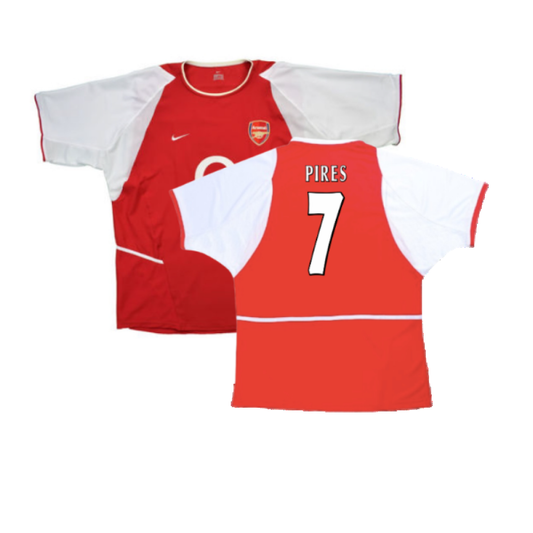 Arsenal 2002-04 Home Shirt (XXL) (Very Good) (Pires 7)_0