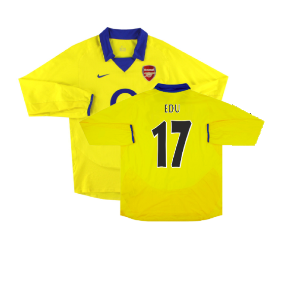 Arsenal 2003-05 Long Sleeve Away Shirt (Excellent) (Edu 17