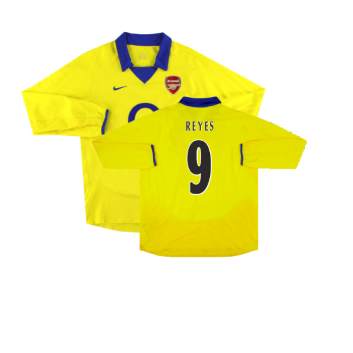 Arsenal 2003-05 Long Sleeve Away Shirt (Excellent) (Reyes 9)