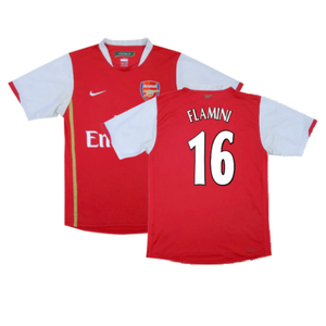 Arsenal 2006-08 Home Shirt (XL) (Excellent) (Flamini 16)_0