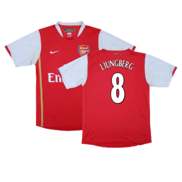 Arsenal 2006-08 Home Shirt (XL) (Excellent) (Ljungberg 8)