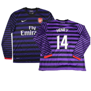 Arsenal 2012-13 Away Long Sleeve Shirt (M) (Good) (Henry 14)_0