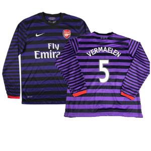 Arsenal 2012-13 Away Long Sleeve Shirt (M) (Good) (Vermaelen 5)_0