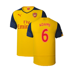 Arsenal 2014-15 Away Shirt (M) (Excellent) (ADAMS 6)_0