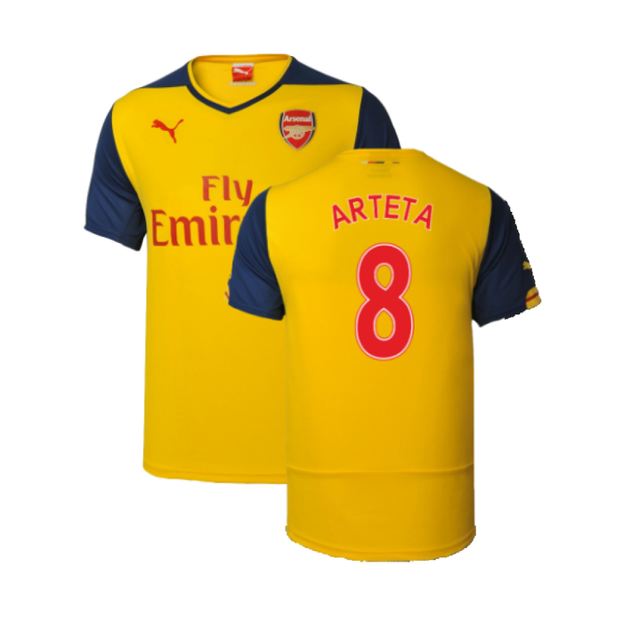 Arsenal 2014-15 Away Shirt (M) (Excellent) (Arteta 8)