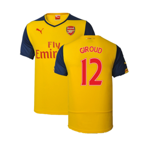 Arsenal 2014-15 Away Shirt (M) (Excellent) (Giroud 12)_0