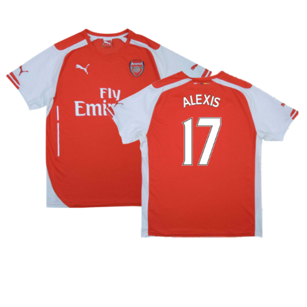 Arsenal 2014-15 Home Shirt (M) (Excellent) (Alexis 17) – Classic