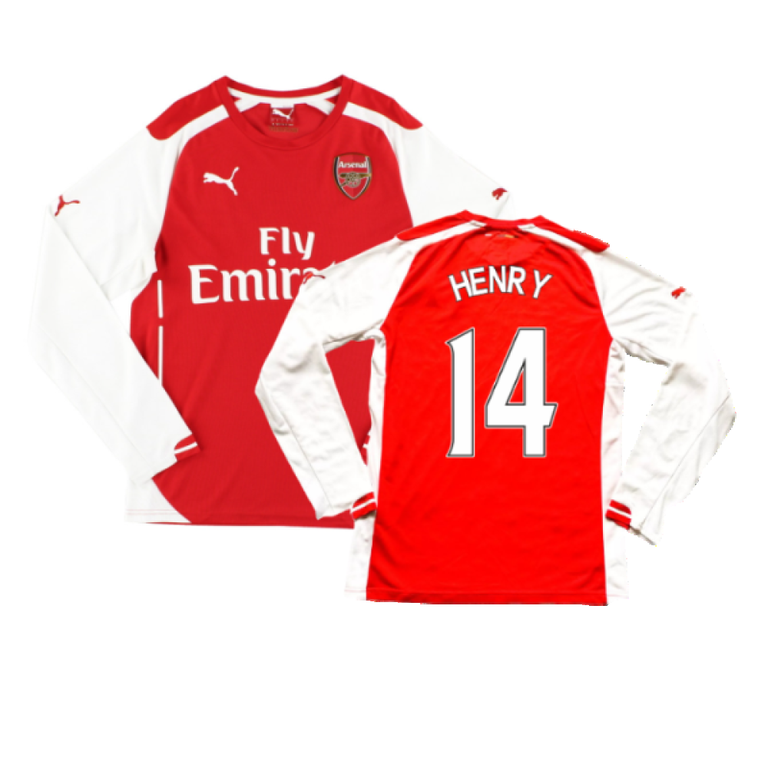 アーセナル ホームシャツ HENRY 14 Vintage Arsenal Henry 14 Jersey FC England Soccer O2 Shirt World