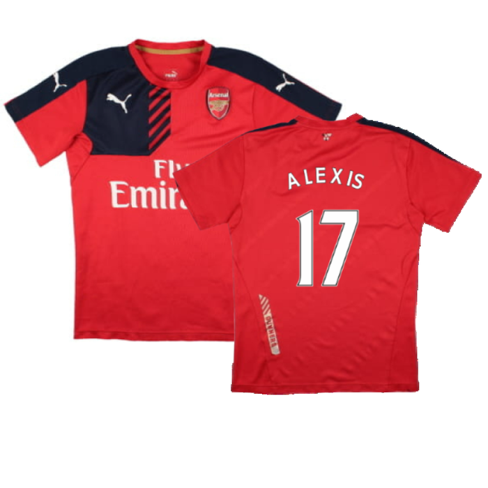 Arsenal 2015-16 Puma Training Shirt (M) (Alexis 17) (Fair)