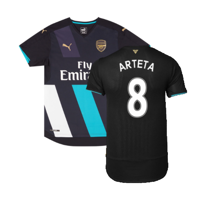 Arsenal 2015-16 Third Shirt (XL) (Very Good) (ARTETA 8)