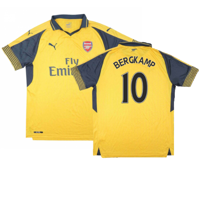 Arsenal 2016-17 Away Shirt (XL) (Excellent) (BERGKAMP 10)