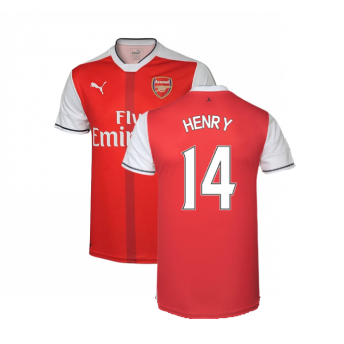 Arsenal 2016-17 Home Shirt (XL) (Excellent) (Henry 14)