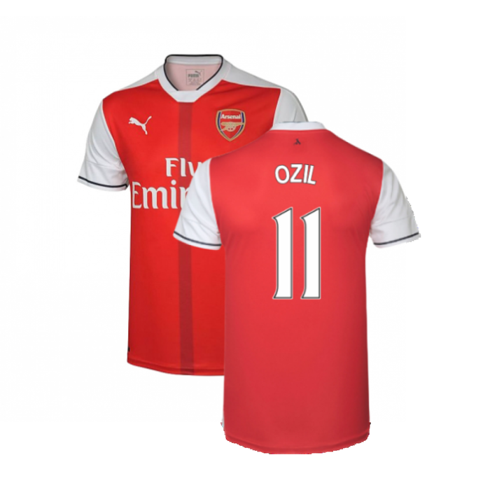 Arsenal 2016-17 Home Shirt (M) (Very Good) (Ozil 11)