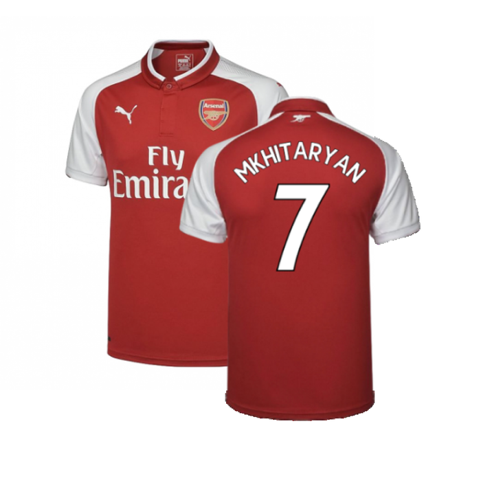 Arsenal 2017-18 Home Shirt (XL) (Very Good) (Mkhitaryan 7)