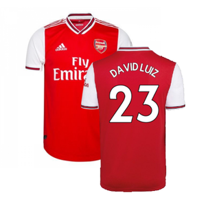 Arsenal 2019-20 Home Shirt (S) (Good) (David Luiz 23)_0