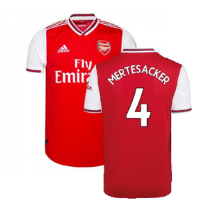 Arsenal 2019-20 Home Shirt (XL) (Very Good) (MERTESACKER 4)_0