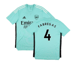 Arsenal 2021-2022 Adidas Training Shirt (XS) (FABREGAS 4) (Excellent)_0