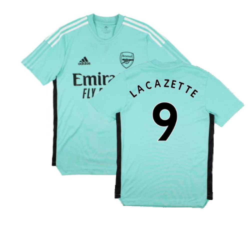 Arsenal 2021 2022 Adidas Training Shirt XS LACAZETTE 9 Excellent