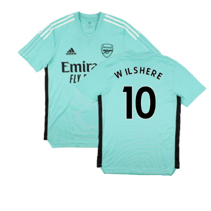 Arsenal 2021-2022 Adidas Training Shirt (XS) (WILSHERE 10) (Excellent)