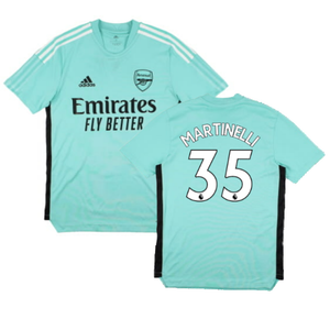 Arsenal 2021-22 Adidas Training Shirt (S) (MARTINELLI 35) (Excellent)_0