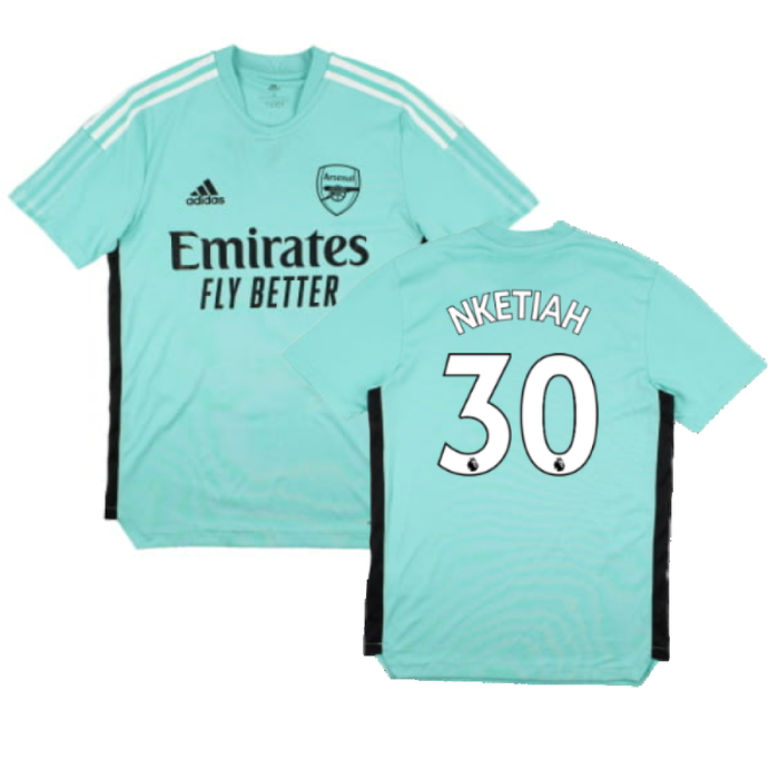 Arsenal 2021-22 Adidas Training Shirt (S) (NKETIAH 30) (Excellent)