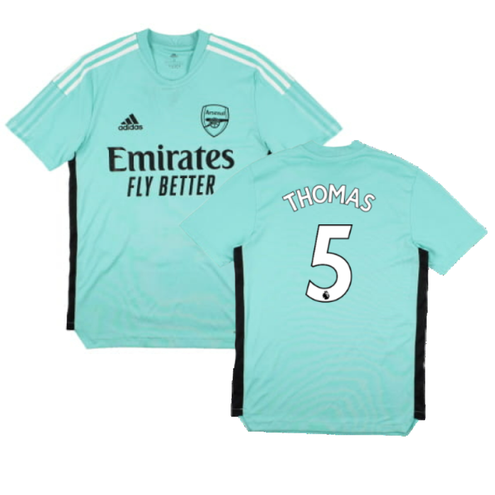 Arsenal 2021-22 Adidas Training Shirt (S) (Thomas 5) (Excellent)