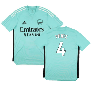 Arsenal 2021-22 Adidas Training Shirt (S) (WHITE 4) (Excellent)_0
